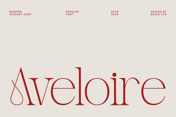 Aveloire: A Modern Serif for Elegant Design