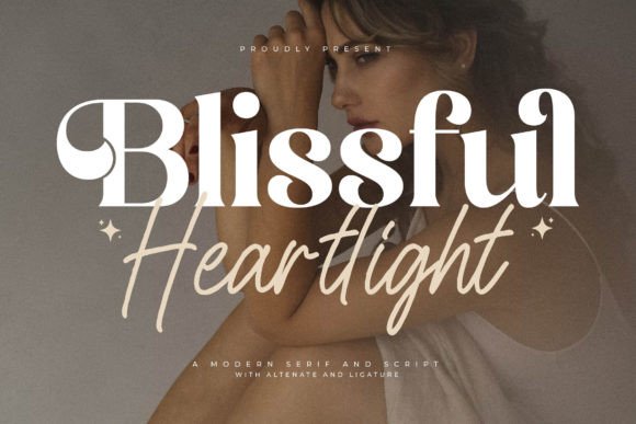 Blissful Heartlight Font Duo: Modern Elegance for Designers