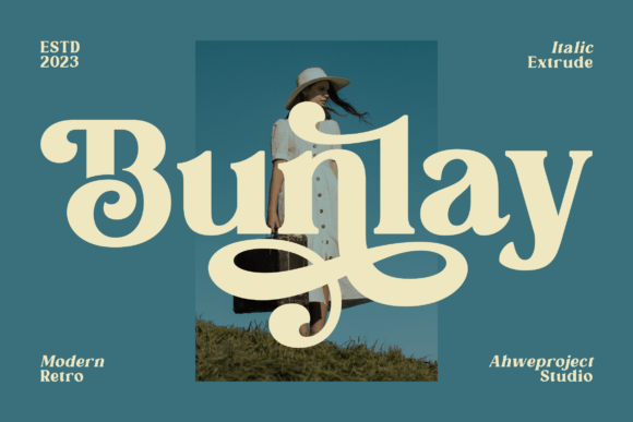 Bunlay: Your Playfully Nostalgic Vintage Serif Font