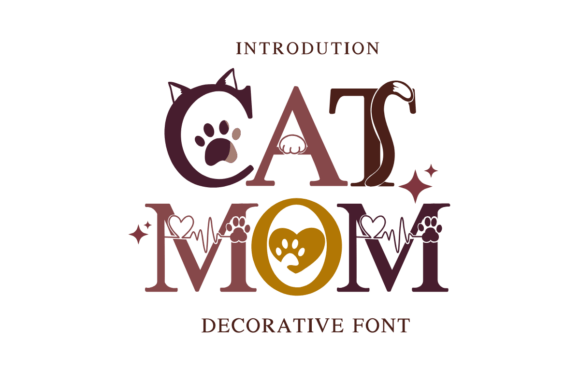 Celebrate Your Feline Love with the Cat Mom Font