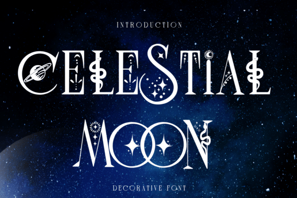 Celestial Moon: A Font for Dreamy Designs