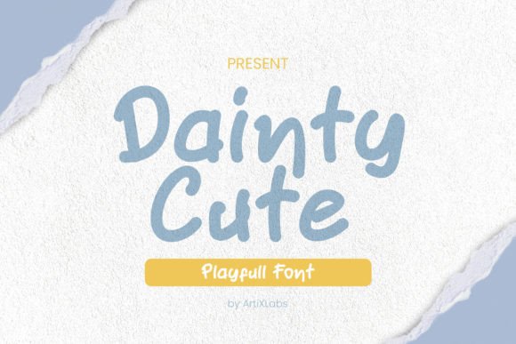 Dainty Cute: A Playful Font for Creative Projects