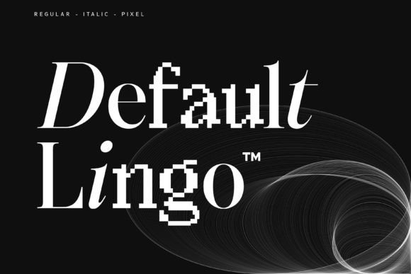 Default Lingo: A Font Blending Tradition with Modern Style