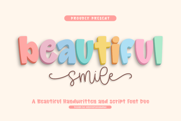 Discover the Charming Beautiful Smile Font Duo