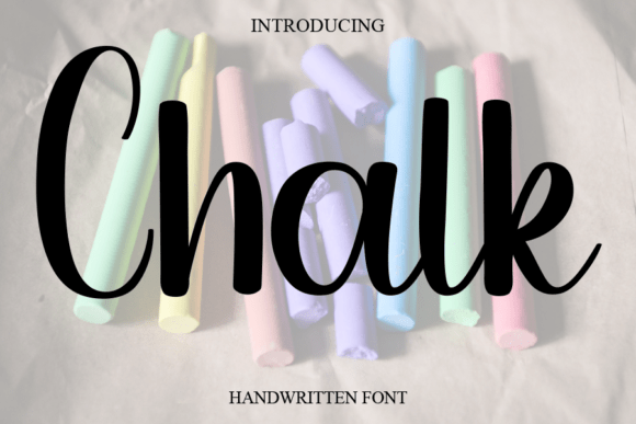 Discover the Charming Chalk Handwritten Font