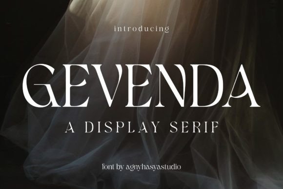 Gevenda: Elegant Display Serif for Modern Design