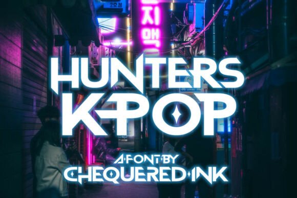 Hunters K-Pop: A Sharp, Modern Typeface for Dynamic Designs