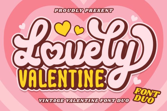 Lovely Valentine: A Charming Font Duo for Romantic Designs