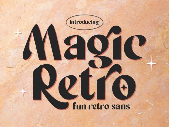 Magic Retro: A Bold Typeface for Timeless Design