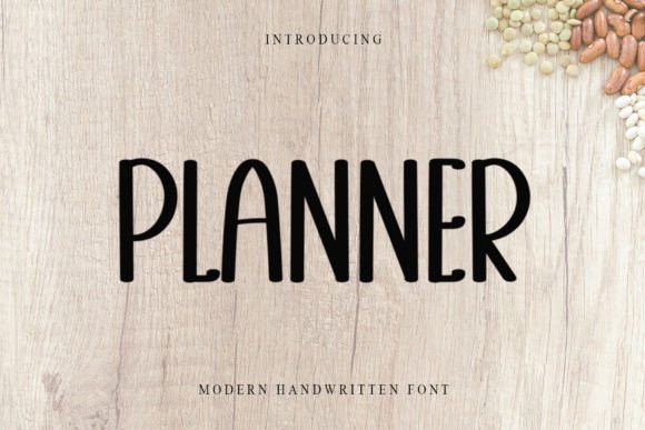 Planner: A Festive Typeface for Holiday Cheer