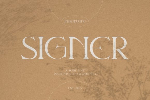 Signer: A Classy, Modern Serif for Elevated Design