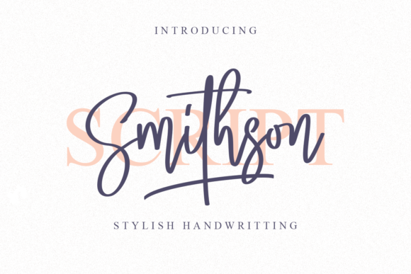 Smithson: A Modern Handwritten Font for Elegant Designs