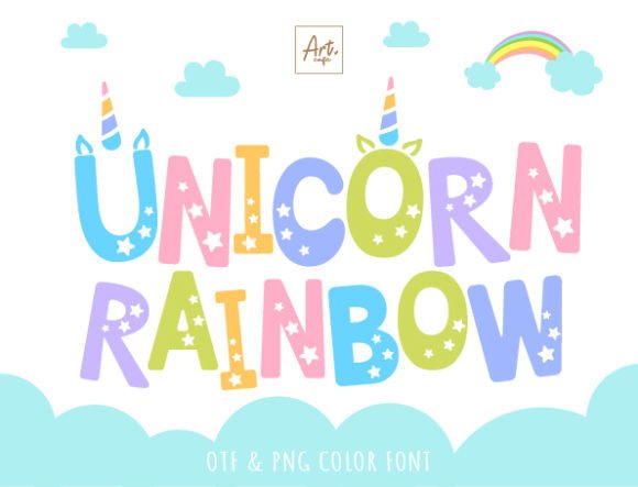 Unicorn Rainbow Font: A Playful Typeface for Creative Projects