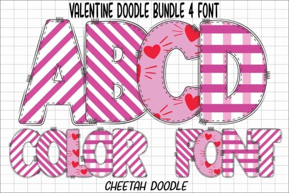 Valentine Doodle: A Charming Script Font for Romantic Designs