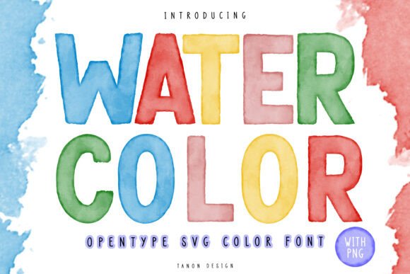 Watercolor Font: A Realistic Texture for Your Projects